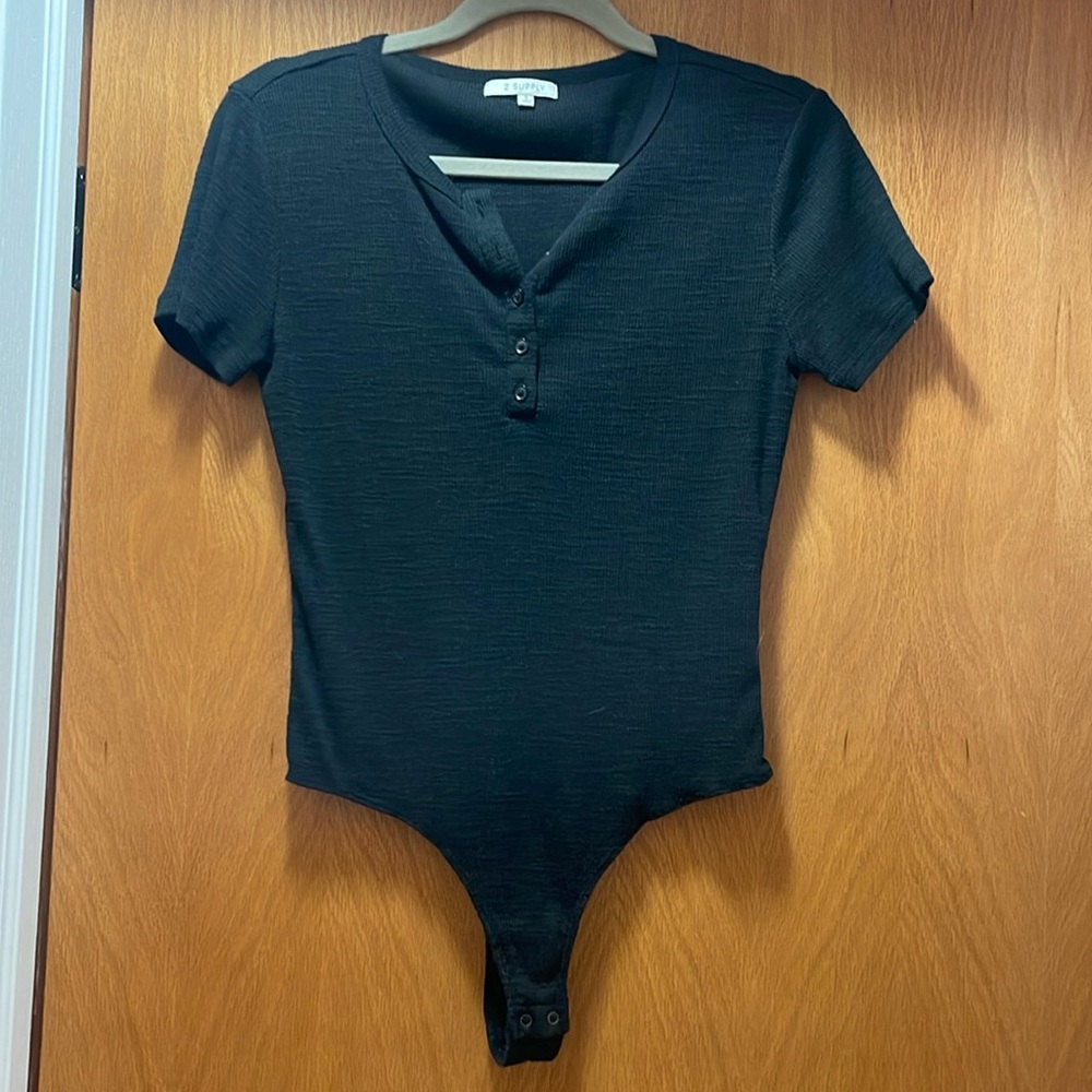 Z Supply black bodysuit, size s